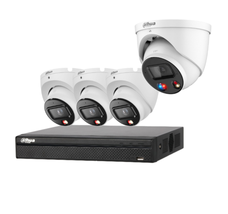 Dahua upto x4 8MP (4K) Camera Kit Choose Standard, TiOC and HDD. DH-IPC-HDW3867EM-S-IL-ANZ, IPC-HDW3849H-AS-PV-ANZ-S2