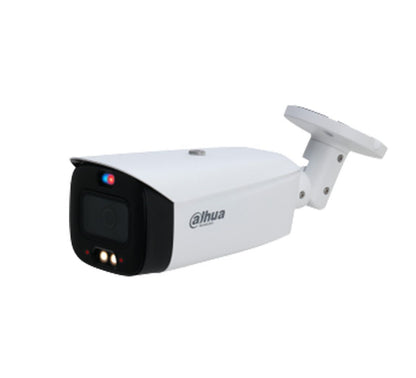 Dahua 4x 6MP CCTV Bullet Camera (White) AI TiOC Security System, 4CH WizSense NVR. DH-IPC-HFW3649T1-AS-PV-ANZ