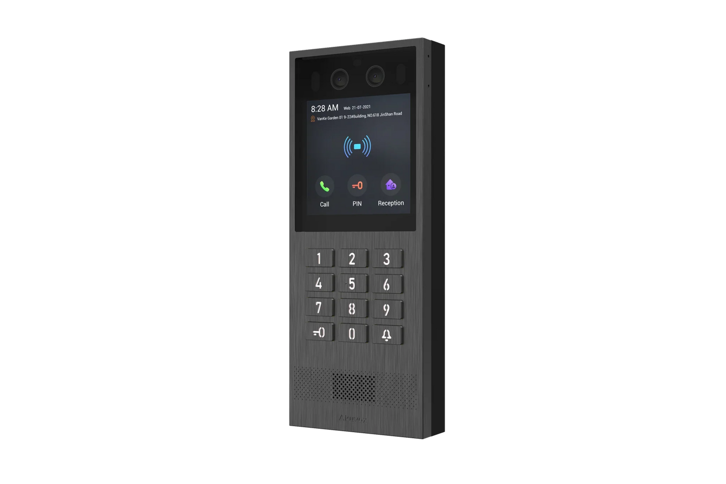Akuvox X912K Linux Video Door Phone – 4″ Touchscreen, Physical Keypad, Multi-Access, 2MP Camera, SIP/ONVIF, IP65/IK08, Surface & Flush Mount SKU:X912K-SEC