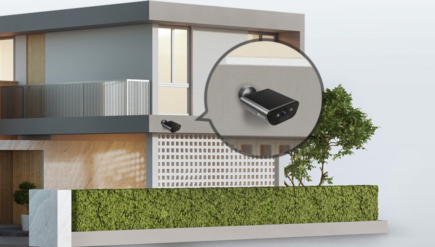 EZVIZ EB5 4K Smart Home Solar Battery Camera | Ultra HD Wire-Free Security with Solar Power, AI Detection & Color Night Vision