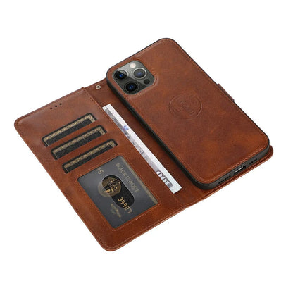 Detachable iPhone Leather Wallet Case