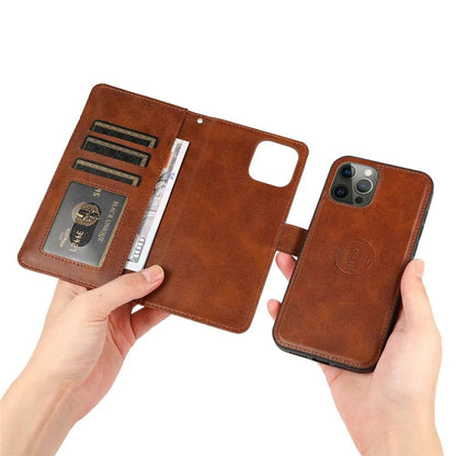 Detachable iPhone Leather Wallet Case