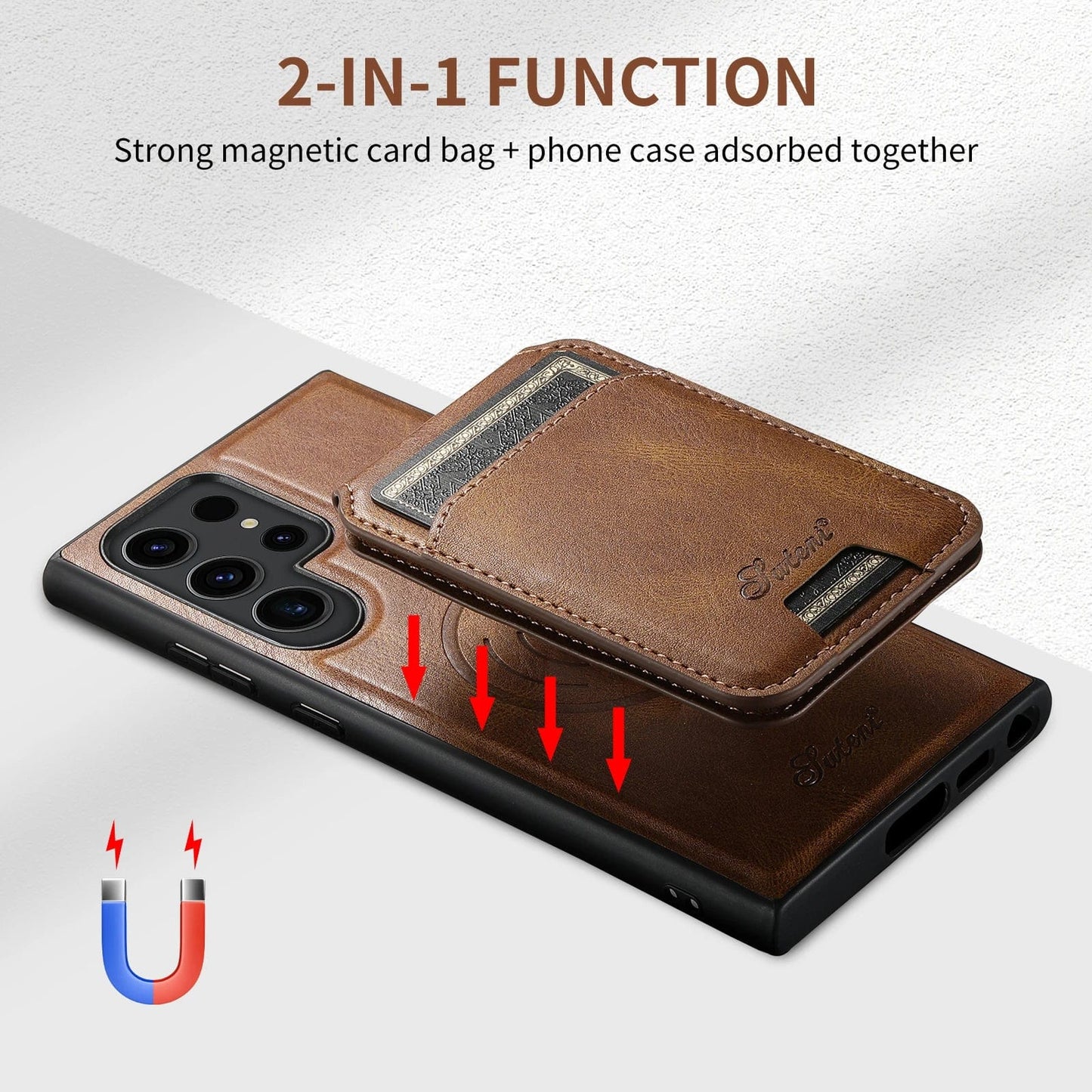 Samsung Leather Detachable Wallet Case