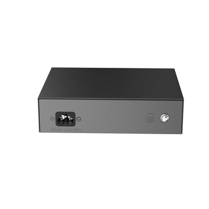 RG-ES106F-P 6-Port 10/100 Mbps Unmanaged PoE Switch – 4 PoE+ Ports, Fanless, Ideal for Surveillance & Small Office Networking