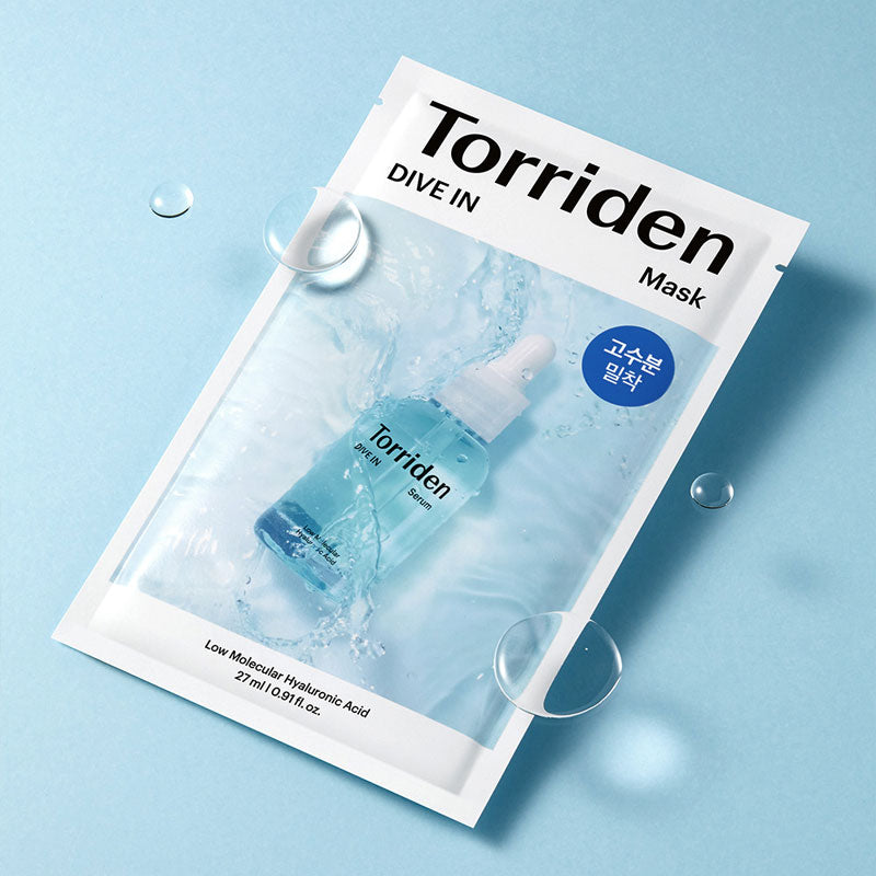 Torriden Soothe & Plump Set: 12-Pack Dive-In Hydration & Balanceful Cica Masks
