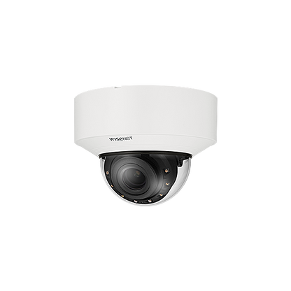 Hanwha Vision Wisenet HV-XNV-C6083R 2MP AI IR Vandal Dome Network Camera – Motorized Varifocal Lens, Extreme 150dB WDR, H.265, IK10, IP66/IP67 | SKU: HV-XNV-C6083R x series