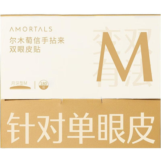 M Crescent type double eyelid tape box, 180 pcs, precision fit