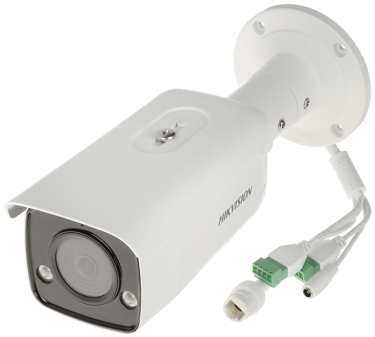 Hikvision DS-2CD2T66G2-ISU/SL 6MP AcuSense Fixed Bullet Network Camera with Strobe Light & Audio Alarm | DarkFighter, IP67, H.265+ 2.8mm