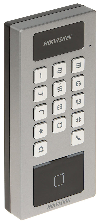 Hikvision DS-K1T502DBWX-C Apartment Door Station – Compact IP Video Access Terminal with Card Reader & Camera