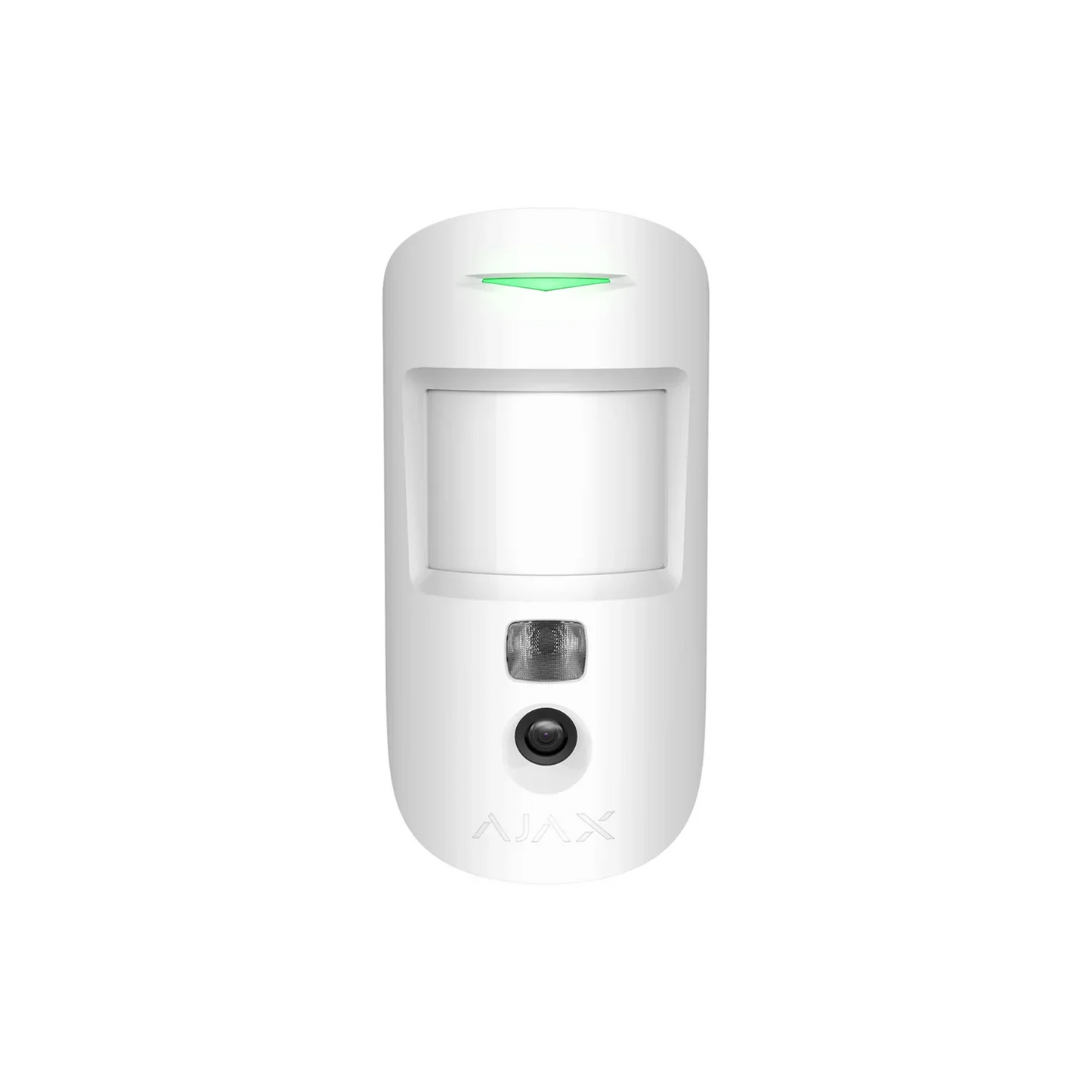 AJAX#119293 Ajax MotionCam HDR (PhOD) Jeweller Wireless Motion Detector with HDR Photo Verification – White / Black