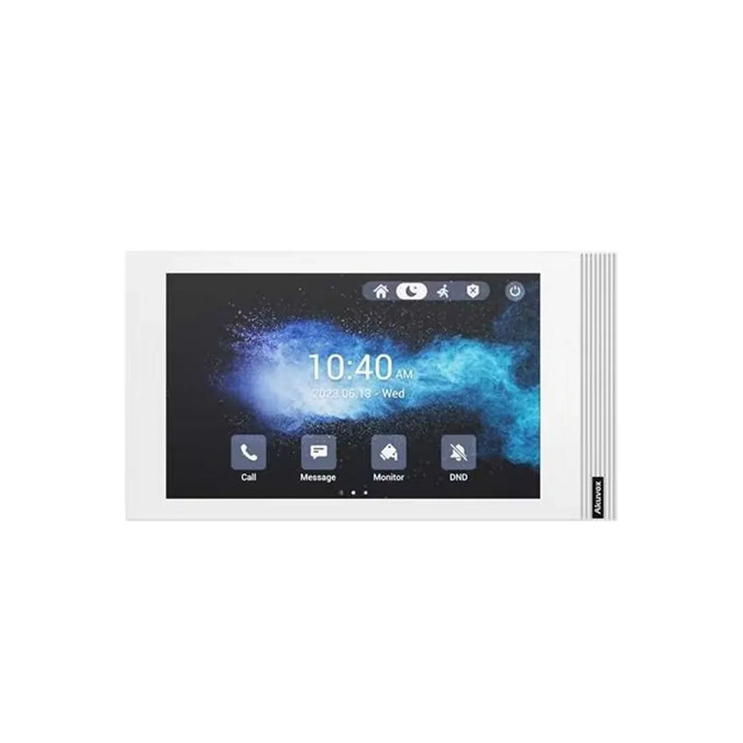 Akuvox S562W 7 Inch WiFi 6 Indoor Monitor, SIP Video Intercom Touch Screen Panel with PoE, Linux OS & Smart Home Integration Black/White