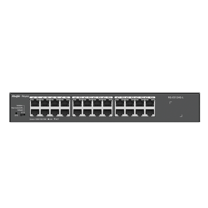 Ruijie Reyee RG-ES124G-L 24-Port Gigabit Unmanaged Switch | 24 x 10/100/1000 Mbps Non-PoE Network Switch