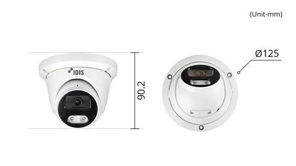 IDIS DC‑D2511WER 5MP IR Dome Camera / NDAA Compliant — IDIS Lite Series