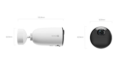 EZVIZ CB3 (AOV Version) 2K Standalone Smart Home Battery WI-FI CCTV Camera with Always-On Video Mode