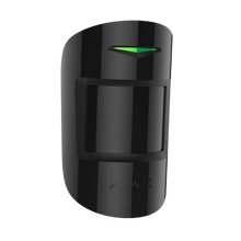AJAX#30614 Ajax CombiProtect Jeweller Wireless Motion & Glass Break Detector – White / Black | PIR & Acoustic Security Sensor