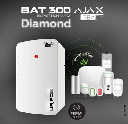 URFBAT300A UR Fog BAT 300 AJAX Ready Battery Powered Security Fogging System | 100m³ Fog Coverage