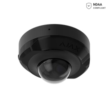 AJAX#76020 Ajax 5MP 4mm Mini Dome IP Security Camera – White / Black