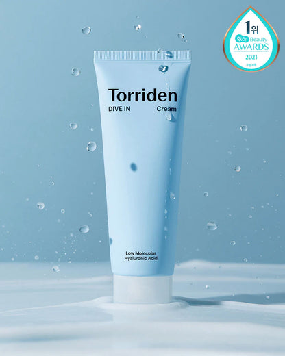 TORRIDEN moisturizer Dive-In Low Molecular Hyaluronic Acid Cream 80ml - sensitive skin