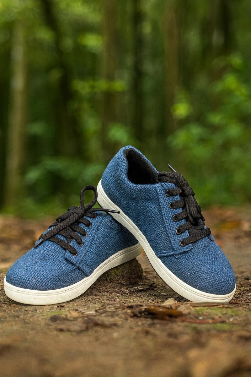 Midnight Blue Hemp Sneakers – Organic Vegan Hemp Shoes
