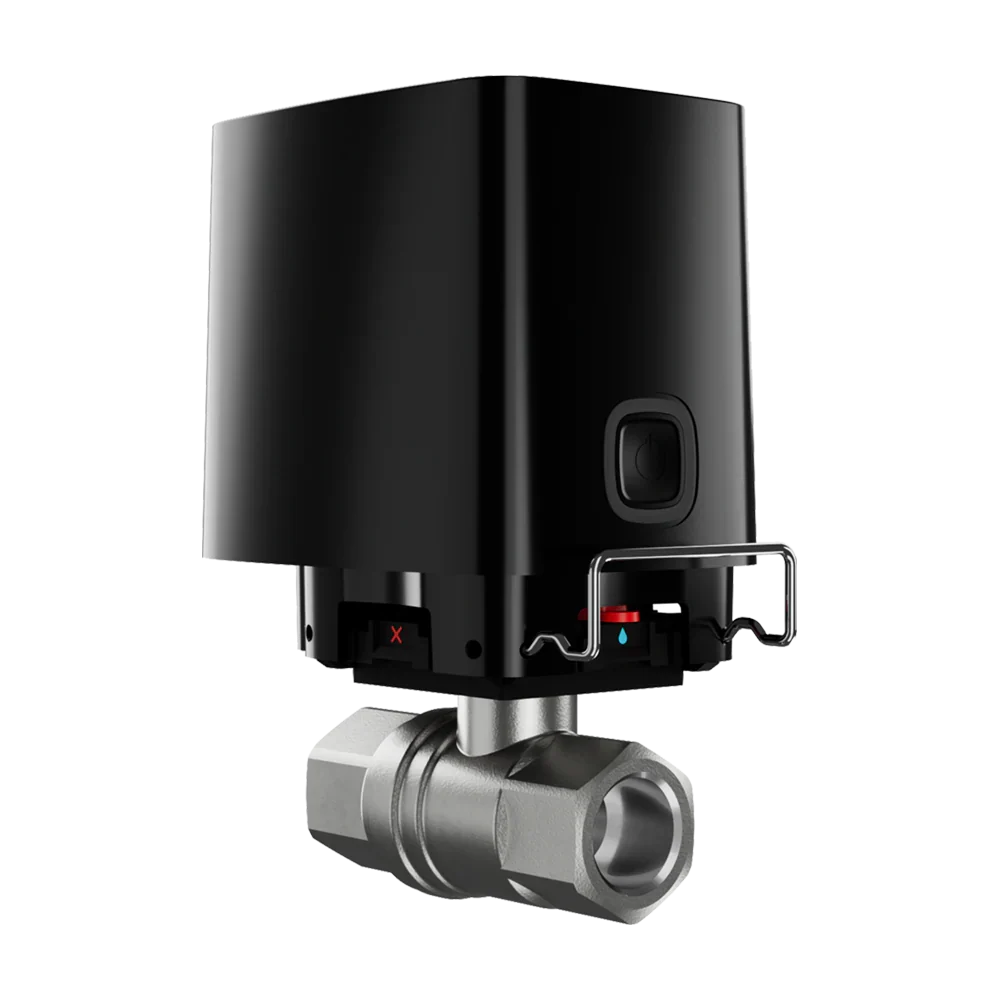 AJAX#62604 Ajax WaterStop 3/4" (DN20) Jeweller Wireless Smart Water Shutoff Valve – White / Black