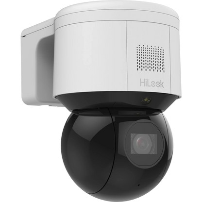 HiLook PTZ-N3404LIU/SL 4MP 4× Zoom Intelligent Network PTZ All-in-One Camera with Human/Vehicle Detection, Auto Tracking & Two-Way Audio – IP66 Rated