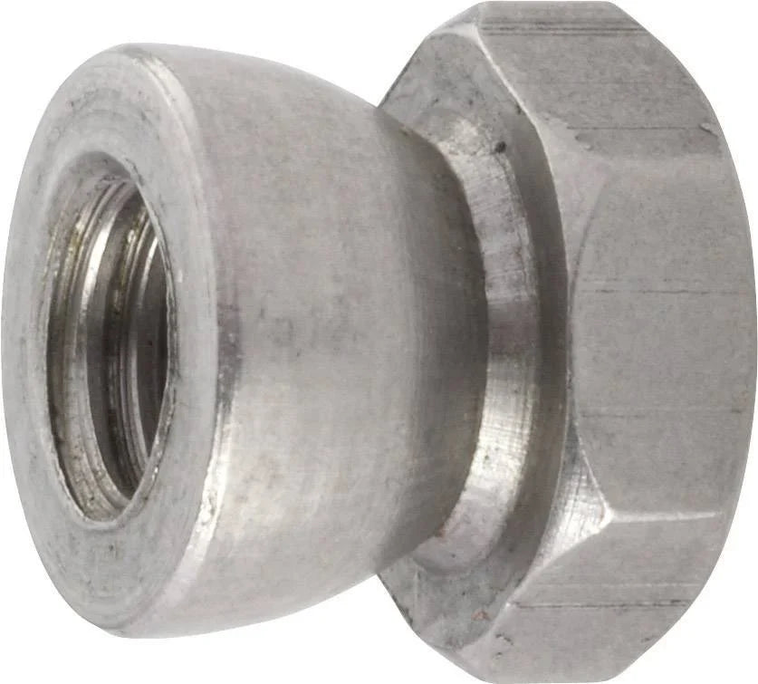 PROLOK Shear Nut Security Fastener – M6 Zinc Plated, 1-Way Tamper-Proof Nut, Pack of 10 | Anti-Theft Permanent Fastening Solution | Part No. SHN6Z-10