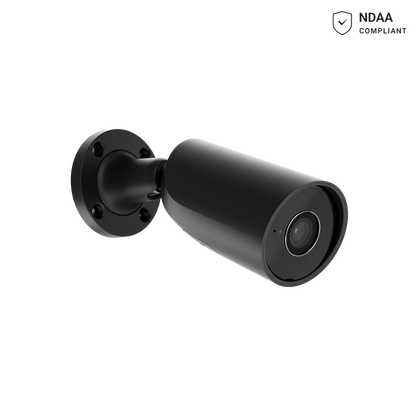 AJAX#79029 Ajax 5MP 4mm Bullet IP Security Camera – White / Black