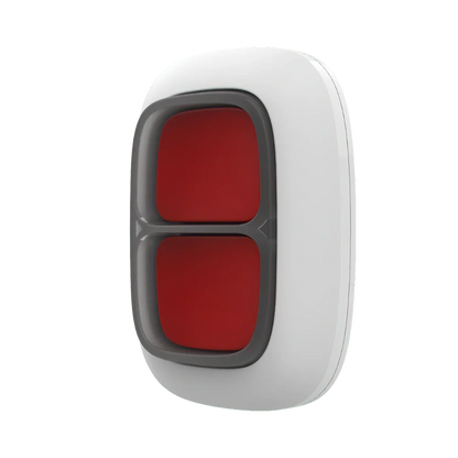 AJAX#30624 – Ajax DoubleButton Jeweller Wireless Hold-Up / Panic Button (White)