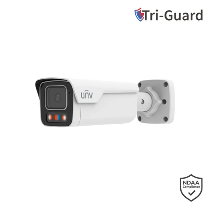 Uniview IPC2B16SS-ADF28KMC-I1 6MP Triguard Smart Bullet Camera with Intelligent Warning Light & Audio – IP67 Outdoor Protection