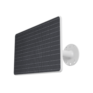 EZVIZ 12W Solar Panel with Integrated 37Wh Battery Storage – Dual-Port Charging for Outdoor Battery Cameras, 23% Conversion Efficiency, Weatherproof Design