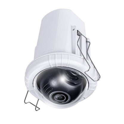 VIVOTEK FD9182-H 5MP Recessed Mount Fixed Dome IP Camera with WDR Pro, SNV, Smart Stream III, Built-in Mic, and PoE Support