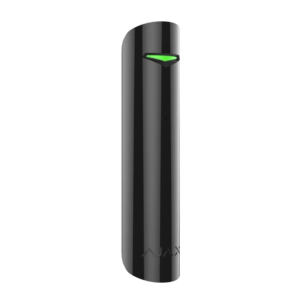 AJAX#30627 Ajax GlassProtect Jeweller Wireless Glass Break Detector – White / Black | Indoor Acoustic Glass Break Sensor