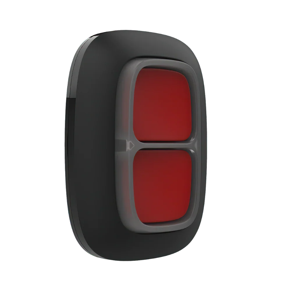 AJAX#30623 – Ajax DoubleButton Jeweller Wireless Hold-Up / Panic Button (Black)