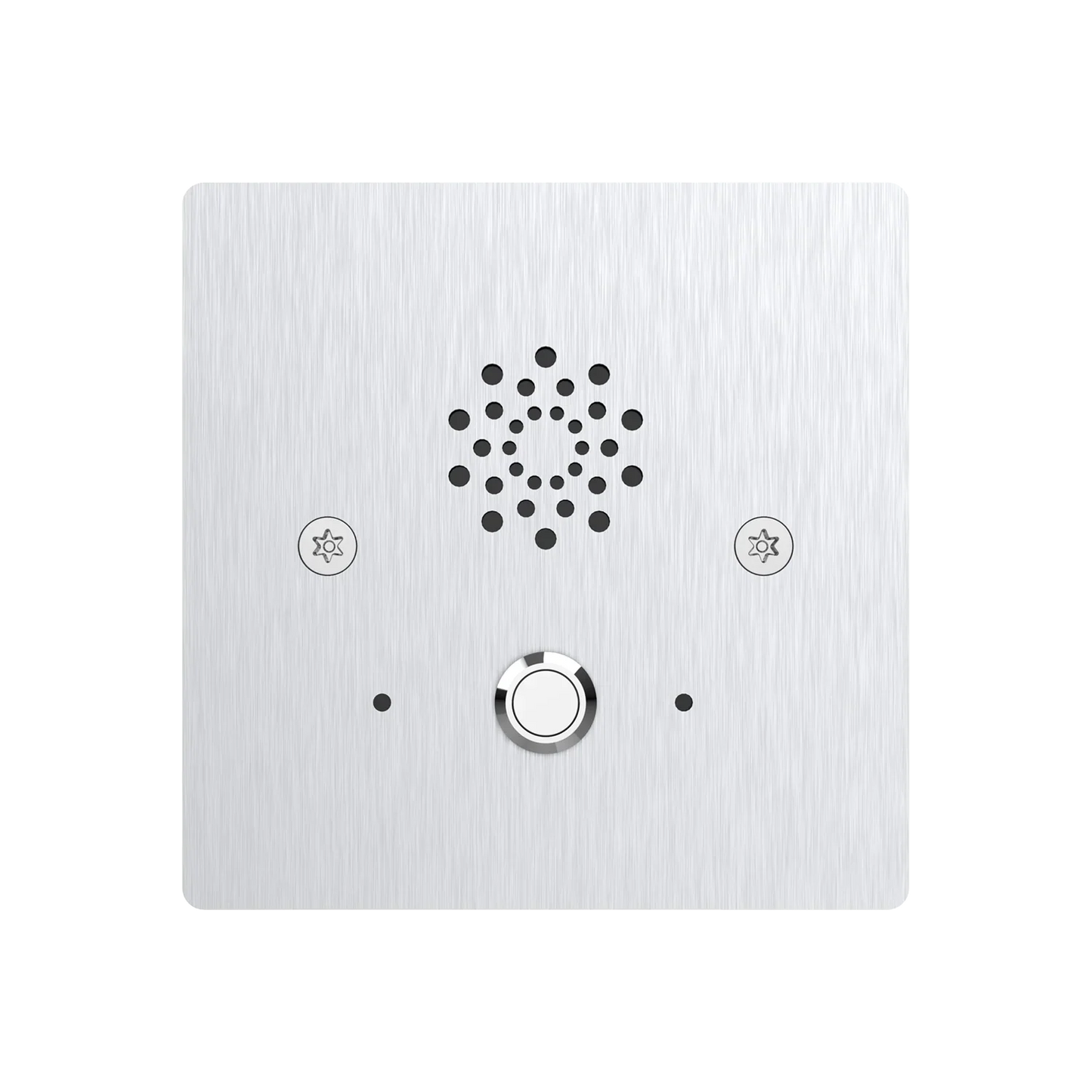 Akuvox E20S Emergency SIP Intercom – Compact Stainless Steel Indoor Unit, IK10, PoE, Flush Mount, 316-Grade Finish