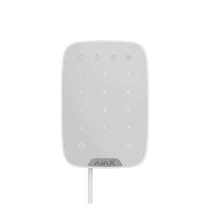 AJAX#44401 Ajax Superior KeyPad Fibra Wired Touch Keypad – White / Black