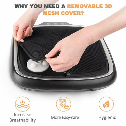 Electric Shiatsu Foot Massager with Heat and Kneading