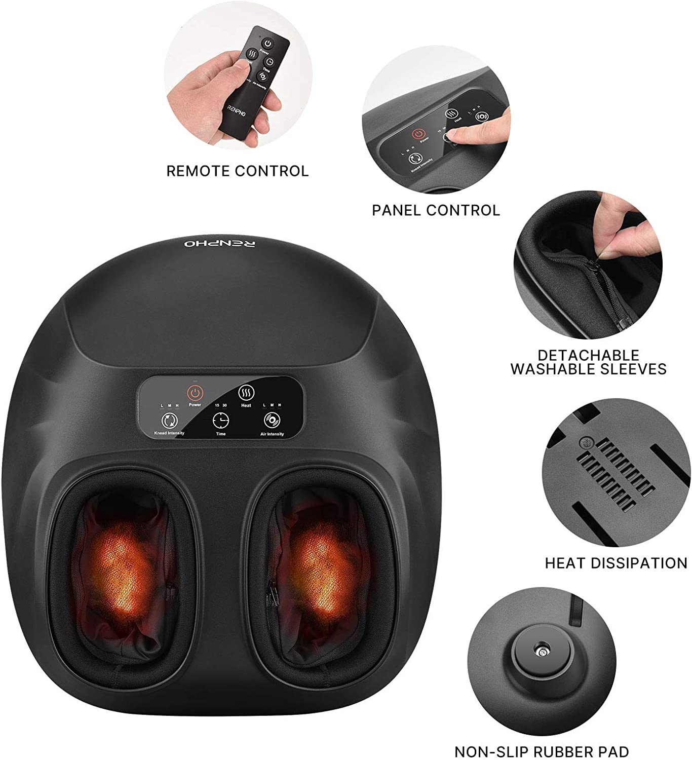 Heating Foot Massager with Remote Control