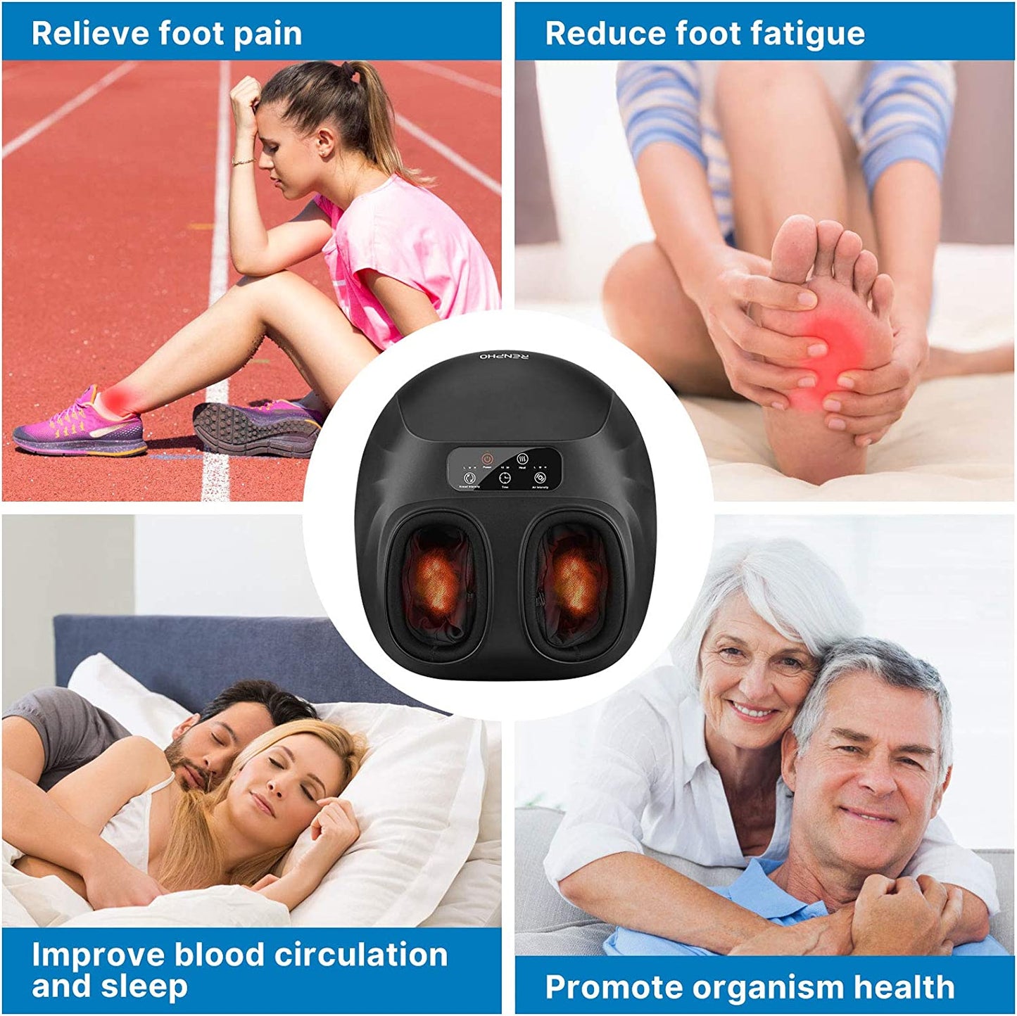 Heating Foot Massager with Remote Control