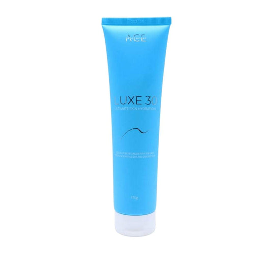 Blue urea foot moisturiser tube, 30% formula, front view