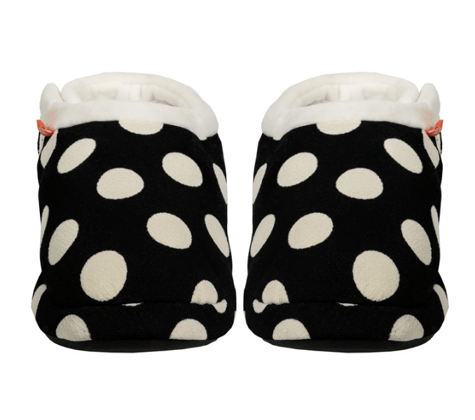 Archline Orthotic Slippers Closed – Black/White Polkadots (Womens)