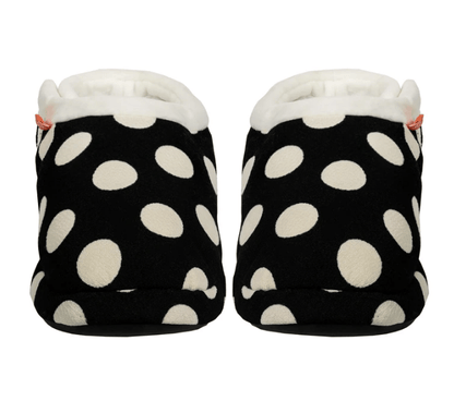 Archline Orthotic Slippers Closed – Black/White Polkadots (Womens)