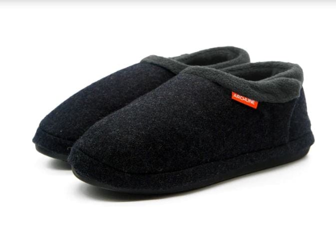 Archline Orthotic Slippers Closed – Charcoal Marl (Womens)