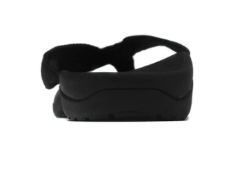 Axign Premium Orthotic Flip Flops with Arch Support - Black (Mens)