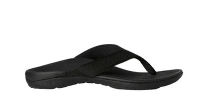 Axign Premium Orthotic Flip Flops with Arch Support – Black (Womens)
