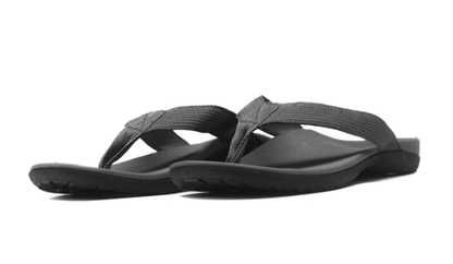 Axign Premium Orthotic Flip Flops with Arch Support – Khaki (Mens)