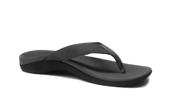 Axign Premium Orthotic Flip Flops with Arch Support – Khaki (Mens)