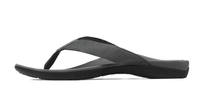 Axign Premium Orthotic Flip Flops with Arch Support – Grey (Womens)