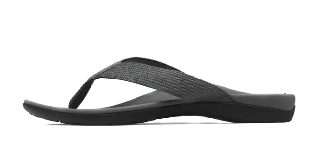 Axign Premium Orthotic Flip Flops with Arch Support – Khaki (Mens)