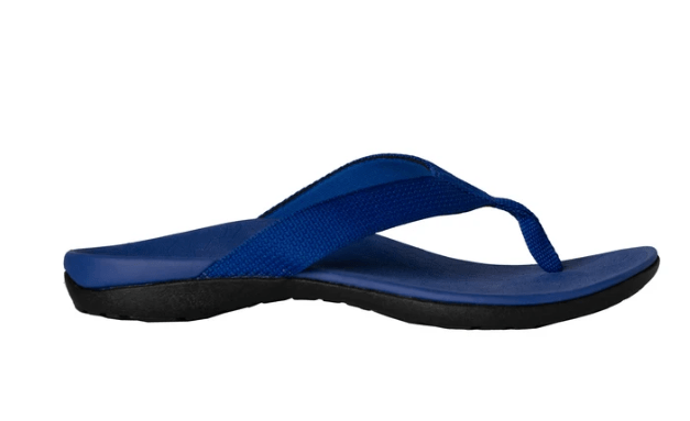 Axign Premium Orthotic Flip Flops with Arch Support – Navy Blue (Womens)