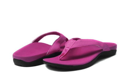 Axign Premium Orthotic Flip Flops with Arch Support – Pink